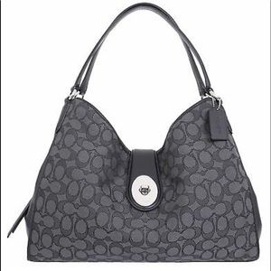 Coach Madison Carlyle Outline Signature Smoke